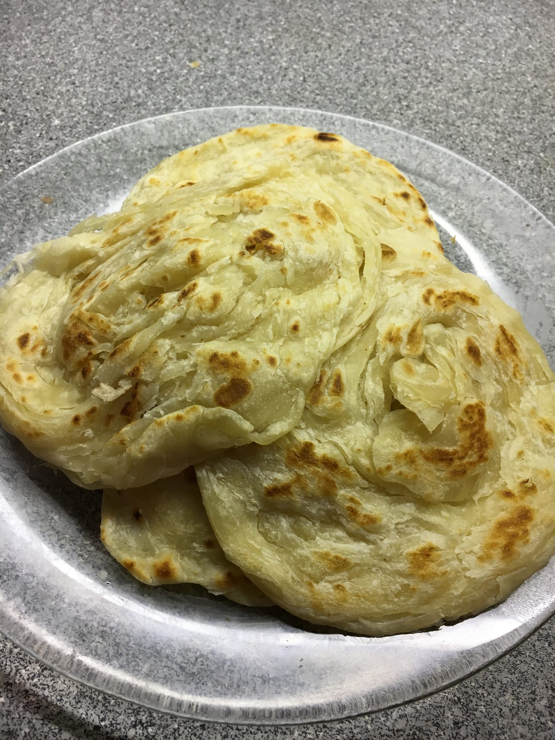 Homemade Kerala Parottas!