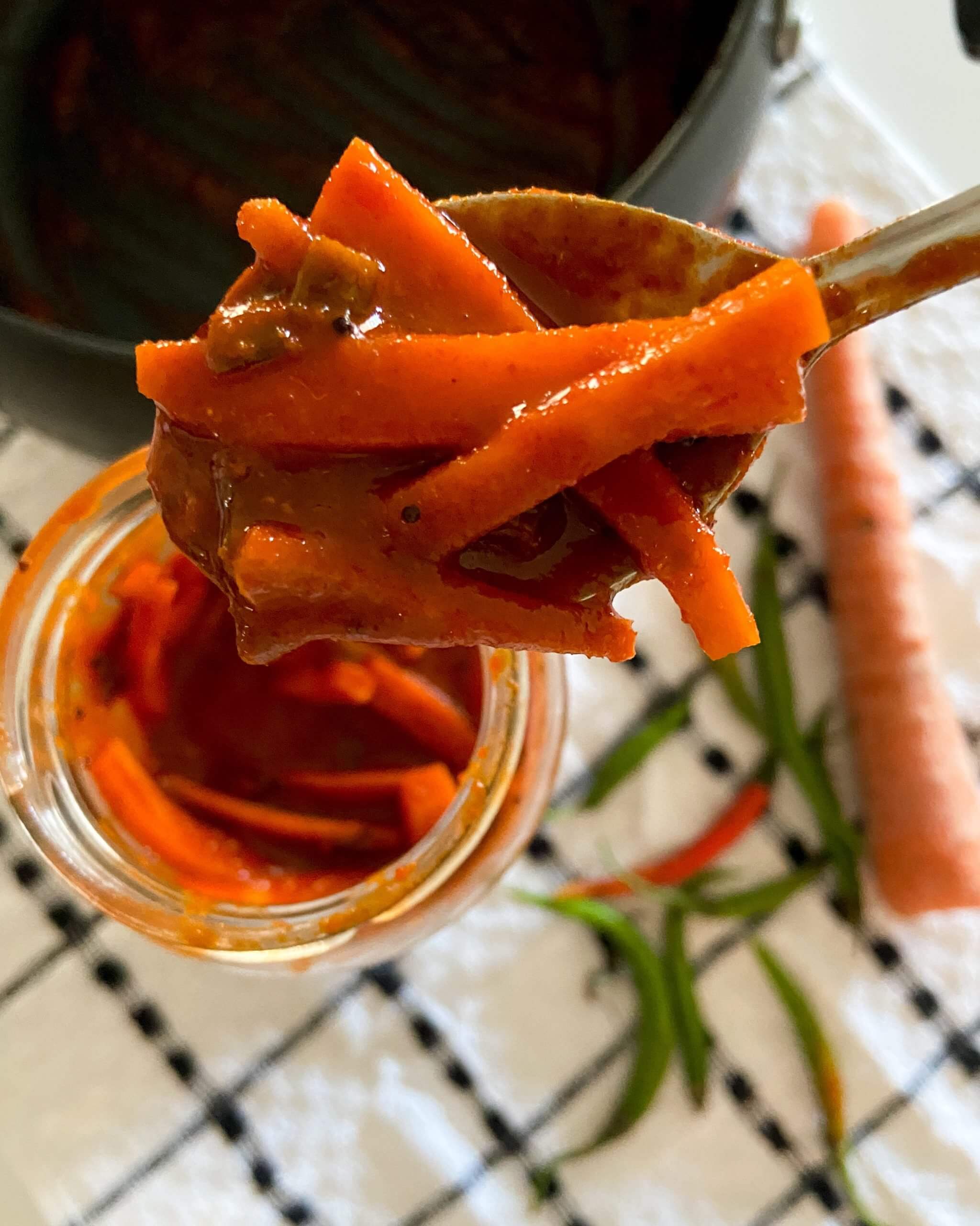 Instant Carrot and Ginger Pickle