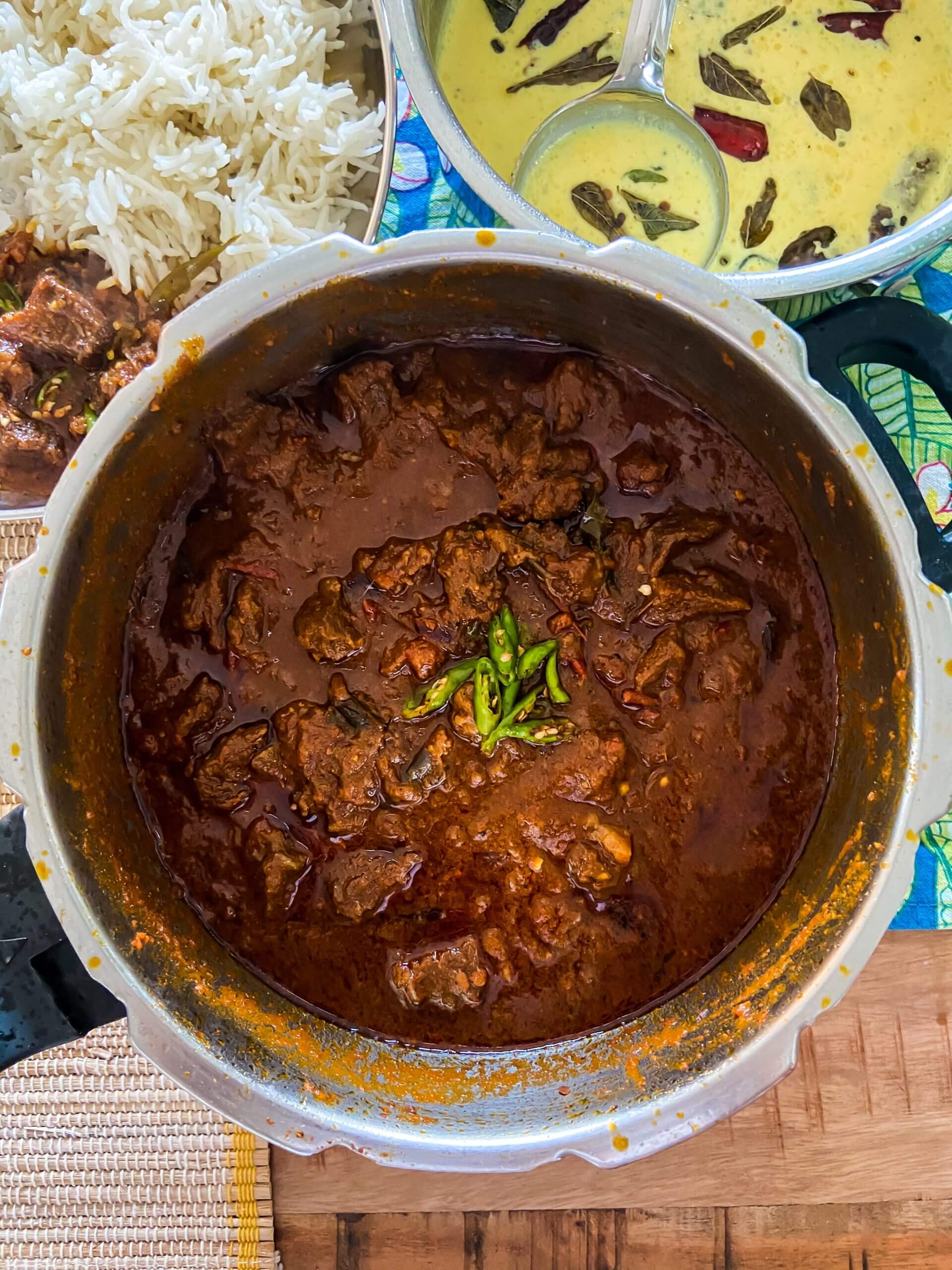 Kerala Thattukada Style Beef Curry